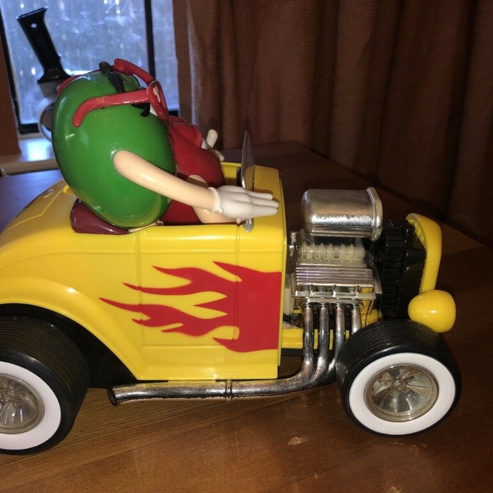 M&M's Rebel Without A Clue Yellow Hot Rod Car Cand